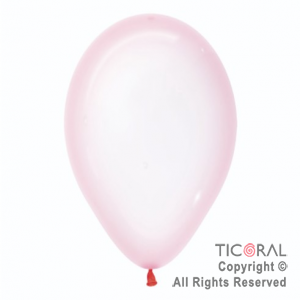 GLOBO SEMPERTEX R5 CRISTAL PASTEL 309 ROSADO x 50